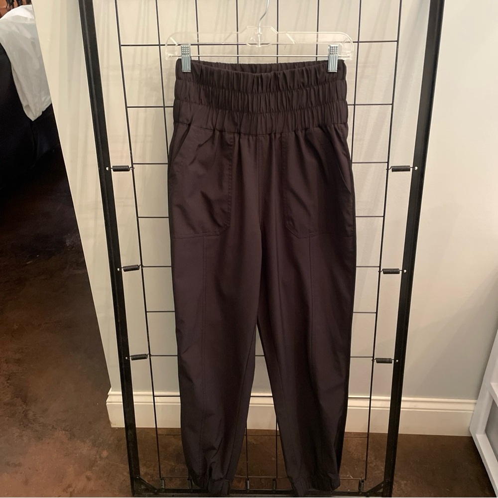 HYFVE Black Stretch Waist Trousers